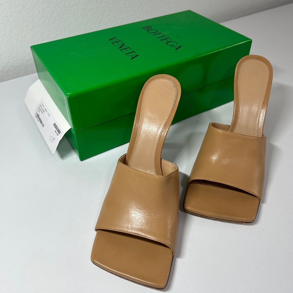 Bottega Veneta Stretch Mule - Napa Leather - Saddle - EU 42 / US 12